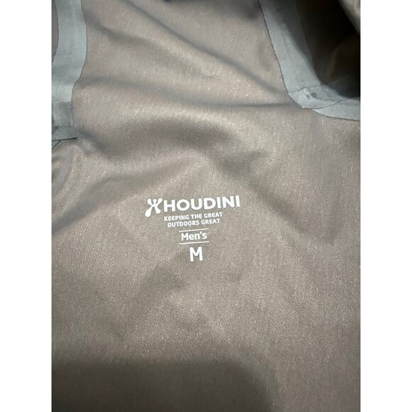 Houdini Men’s D Jacket Medium Sand Dune Waterproof Apex 3L Hardshell Ski Shell - Picture 3 of 11